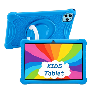 Nouvelle tablette éducative Android 15 de 10,1 pouces avec écran capacitif, Wi-Fi 5G, résistance aux chutes pour enfants, étuis rose et bleu - Product Image 4