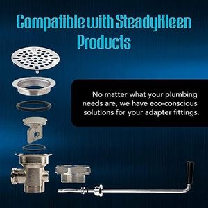 Sink <strong>Drain</strong> <strong>O</strong> Ring Set Plunger Rubber Gasket Replacement Commercial Kitchen Industrial Design Twist Waste Valve 1 Year Warranty - Product Image 3