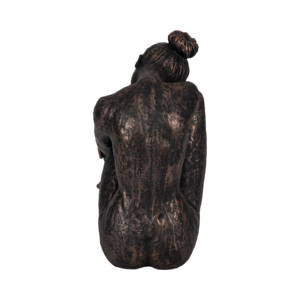 Scultura decorativa di ballerina che riposa, statuetta ornamentale per casa, ufficio, scaffale, soggiorno. - Product Image 4