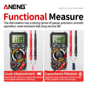 ANENG SZ301 Digital Multimeter AC/DC Votage Current Automatic Tester Electrical Resistance Ohm Ammeter Capacitance Meter