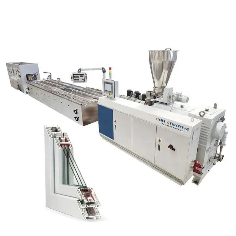 Upvc Line Equipment And Small Plastic Polyethylene Extrusion Making Machine