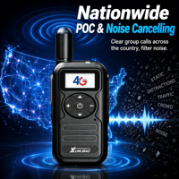Radio PoC 4G LTE XUNLIBAO D8 Mini portable de poche avec batterie amovible, 6 couleurs, USB Type-C, talkie-walkie portable longue portée