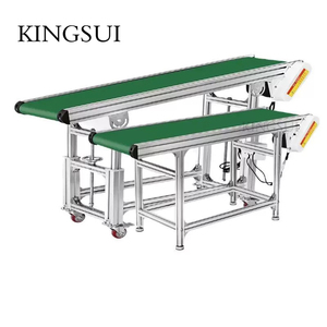 Système de convoyeur à bande en PVC personnalisable, fabrication OEM, antistatique, capacité de charge de 300 kg, certifié CE ISO, vitesse de 120 m/min, automatique - Product Image 5
