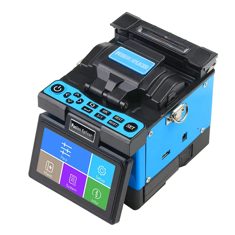 8 Seconds fast splicing fibre fusion splicer fiber optic splicing machine