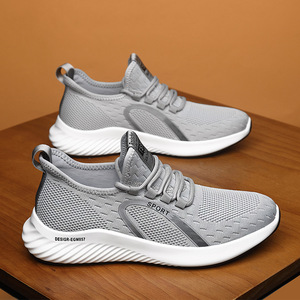 <b>Men</b> Mesh Sneakers <b>Lightweight</b> Breathable Summer Outdoor Walking Shoes Sport Casual Flat <b>Trainers</b> - Product Image 3