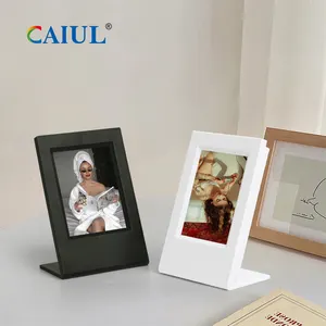 Caiul 특허 클래식 ABS Kpop 스타일 탁상 미니 액자 fujifilm instax 미니 12/11 필름 2X3 사진 액자