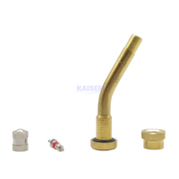 Válvula sin Cámara para Camiones y Autobuses KAISHENG V3-20-5, Boquilla Americana de Latón para Cubo de Rueda, Nueva, para Reequipamiento/Actualización, Resistente al Frío/Calor/Ozono