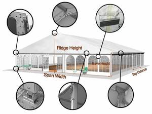Venta Directa de Fábrica, Carpa de Aluminio para Bodas, Carpa para <span class=keywords><strong>Eventos</strong></span>, Carpa para Fiestas al Aire Libre - Product Image 6