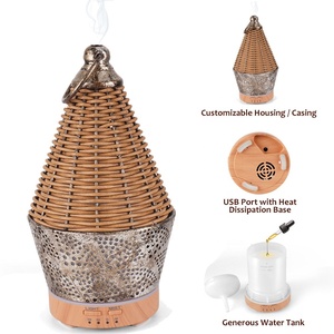 Humidificador de Aire Evaporativo Personalizado con 7 Luces LED, Rociador de Vapor Frío, para Habitación, con Aceite Esencial, Alimentado por USB - Product Image 3