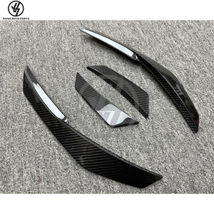 Kit carrosserie en fibre de carbone sèche de style performance, canards de pare-chocs avant pour Audi R8 2016-2018 - Product Image 3