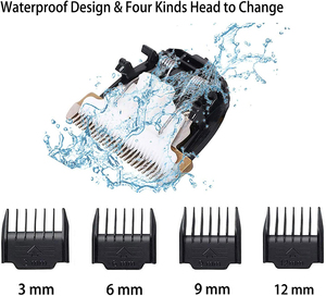 कुत्ते कतरनी ताररहित पालतू कतरनी पालतू सौंदर्य किट कम शोर कुत्ते बिल्लियों बाल कतरनी - Product Image 4