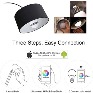 Âm Thanh Cao Chất Lượng Giá Rẻ Giá Led Bóng Đèn Đảng Nhà Bầu Không Khí Trang Trí Đèn Thông Minh RGB Âm Nhạc Nhịp Điệu Đèn Với Loa - Product Image 6