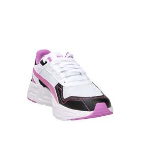 Baskets Puma pour filles, blanc fuchsia, pointures 36, 37, 38, 39, talon 4 cm, en toile, chaussures tendance - Product Image 5