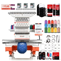 Machine à broder industrielle multi-aiguilles Poolin EOX avec une zone de broderie super grande et facile à utiliser.