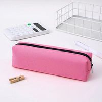 Sac à crayons personnalisé en tissu Oxford avec logo, vente en gros de sac de rangement portable pour papeterie, étui pour stylo et cadeau promotionnel