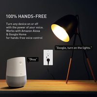 Prise intelligente Wi-Fi avec contrôle vocal Alexa, Google Home et Gome, prise murale 125V 15A, chargeur USB, prise intelligente en plastique