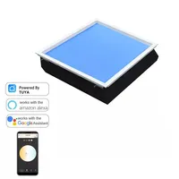 Lampe artificielle d'intérieur à lumière du soleil, fenêtre encastrée, ciel bleu, faux LED, plafond, panneau de lucarne virtuelle