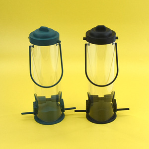 เครื่องให้อาหารนกแบบแขวนสำหรับระเบียงกลางแจ้ง ทำจากพลาสติก รูปแบบนกฮัมมิงเบิร์ด อัตโนมัติ - Product Image 3