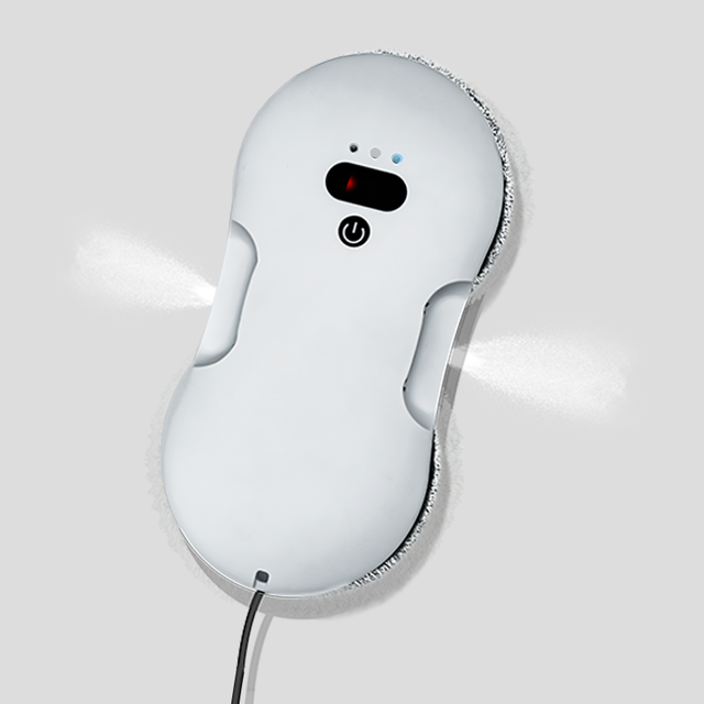Automatic Dual Water Spray Window Cleaner Robot with Brushless Motor and 50ml Water Tank