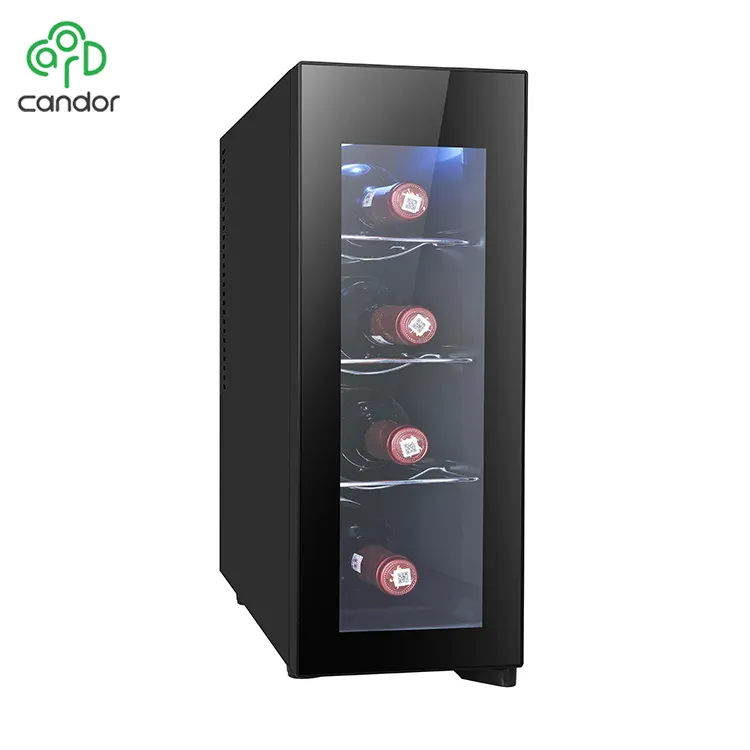 Personalizada de fábrica ce rohs 4 botella de vino nevera refrigerador con refrigeración termoeléctrica