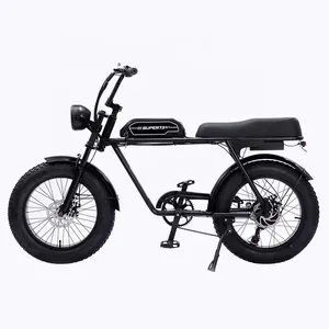 Vélo électrique à gros pneus UE batterie au lithium 20 pouces 80 km 750 watts vélo électrique tout-terrain urbain - Product Image 5