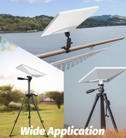 Kit de support mural pour routeur Starlink GEN3 Standard, base mini noire, support robuste avec installation facile par clipser