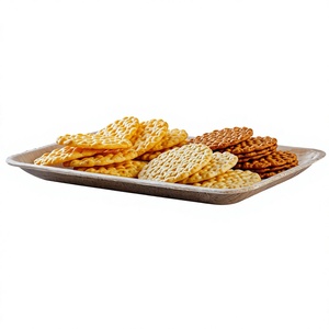 Bandeja Rectangular Plana Desechable de Hoja de Palma de 10x6 Pulgadas, Ecológica, Ligera, Biodegradable, Apta para Microondas, Impermeable, Apta para Congelador - Product Image 6