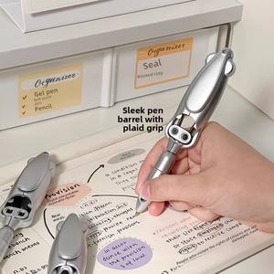 Bolígrafo de deformación de tecnología negra Descompresión Diversión automática Papelería <span class=keywords><strong>Calamar</strong></span> Bizarre Tipo de prensa Bolígrafo - Product Image 4