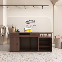 Comptoir de réception personnalisable, durable, écologique, moderne en MDF, couleurs au choix, pour salon de beauté, hôtel, boutique, caisse