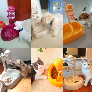 Fontaine à eau automatique pour animaux de compagnie Hoopet, support en plastique, distributeur d'eau pour chiens et chats, pour chiens Teddy - Product Image 2