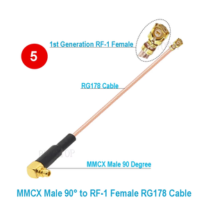 <span class=keywords><strong>MMCX</strong></span> Nam/Nữ góc phải để U.FL U.FL-1 nữ <span class=keywords><strong>Jack</strong></span> rf1.13 Cáp Adapter Pigtail ăng-ten đồng trục Cáp mở rộng - Product Image 4