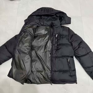 Veste d'hiver surdimensionnée en duvet de canard personnalisée, brodée, avec logo, pour homme, style décontracté - Product Image 5