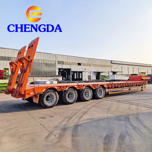 <span class=keywords><strong>Remorque</strong></span> semi-<span class=keywords><strong>remorque</strong></span> surbaissée à 3 essieux, 40 tonnes, 60 tonnes, avec rampes de chargement à ressorts, plateforme basse, semi-<span class=keywords><strong>remorque</strong></span> surbaissée, fournie directement par l'usine - Product Image 6