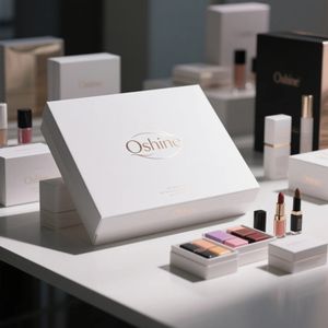 Fábrica al por mayor de lujo personalizado <span class=keywords><strong>2</strong></span> piezas tapa extraíble y Base con cuello joyería embalaje de cartón Cajas de Regalo de papel blanco - Product Image 1