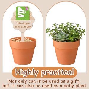 Regalos de Graduación Personalizados para Maestros, Ramo de Tarjetas de Regalo, Macetas de Terracota de 4.7 Pulgadas con Tarjeta de Agradecimiento por Ayudarme a Crecer - Product Image 3