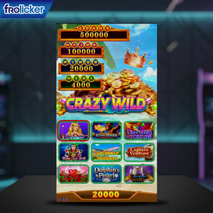 FRO CRAZY WILD VERTICAL V12 Single Screen Arcade Game PCB Board English Version US Plug for Coin Operated <b>Amusement</b> <b>Machine</b> - Product Image 3
