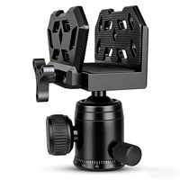 Support de trépied en alliage d'aluminium pour tir, adaptateur de fixation tactique avec filetage 3/8 pouces pour la chasse et le tir en extérieur