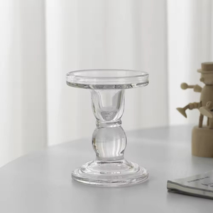 Lanternes et bougeoirs décoratifs de luxe nordiques pour Noël, mariages, en verre cristal et autres supports de bougies - Product Image 4