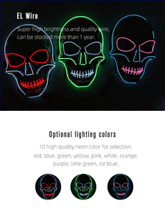 De Halloween Cosplay calaveras <span class=keywords><strong>fantasma</strong></span> máscara falsos cara miedo máscara mascarada máscara de - Product Image 5