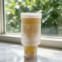 2026 Nieuw ontwerp Twist-Off drinkdop 28mm PP sap poeder deksels fles drukknop dop plastic gemakkelijk te openen dop voor dranken