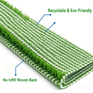 Césped Artificial Tejido de Grado Profesional para Fútbol, Rollo de Césped Sintético de Drenaje Rápido para Canchas Deportivas - Product Image 4