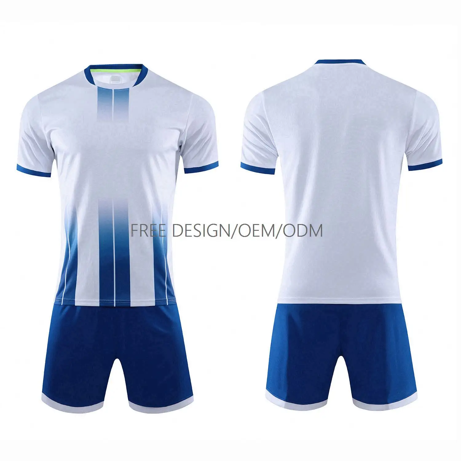 Özel isim ve numara yeni futbol forması Polyester Jersey futbol kıyafeti