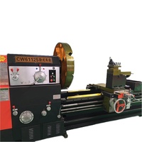 Tour horizontal de haute précision pour travaux lourds avec broche de haute précision (5-742 tr/min) et mandrin à 3/4 mors