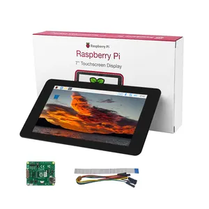 شاشة Raspberry Pi 7 بوصة, شاشة Raspberry Pi 7 أصلية تعمل باللمس مقاس 800 × 480 دقة عالية 24-بت شاشة Lcd ملونة Dsi ربط لـ Raspberry Pi 4b/3b +/zero - Demo
