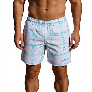 กางเกงเซิร์ฟชายแบบสั่งทำพิเศษ แห้งเร็ว กางเกงชายหาดพิมพ์ลายแบบ Sublimation ชุดว่ายน้ำ ผู้ผลิต OEM ODM - Product Image 1