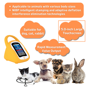 Dispositivo di monitoraggio del BP veterinario Monitor della pressione sanguigna dei denti blu - Product Image 3