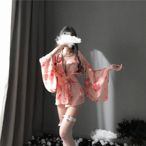 <span class=keywords><strong>Disfraz</strong></span> <span class=keywords><strong>de</strong></span> cosplay sexy <span class=keywords><strong>de</strong></span> chica japonesa con lencería erótica estampada para <span class=keywords><strong>mujer</strong></span> - Product Image 2