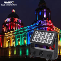Projecteur LED sans fil étanche 18x20W RGBWA UV 6-en-1 à batterie pour éclairage urbain et paysager extérieur, parcs à thème