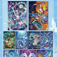 Panneau d'art décoratif en carton DM Pokemoned, collection d'anime, carte de présentation décorative, impression couleur, coffret cadeau, édition limitée