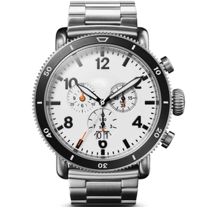 Montre de sport de plein air en titane Panda avec cadran chronographe, verre saphir, quartz, plongée, luminescente - Product Image 1